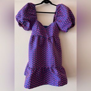 Lilly Pulitzer Nelle Puff Sleeve Heart Jacquard Dress NWT PRICE DROP